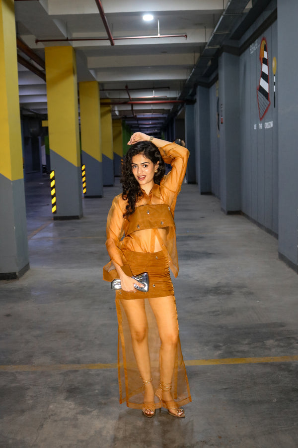BROWN OUTER SKIN SHIRT